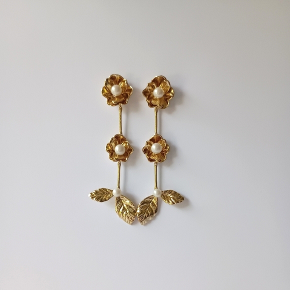 Kate Spade Floral Drop Earrings - Picture 1 of 11